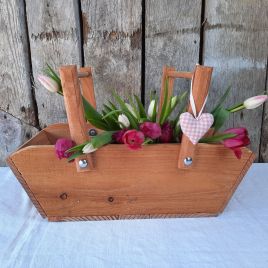 Handmade Rustic Wooden Trug