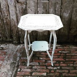 Painted White Wooden Table