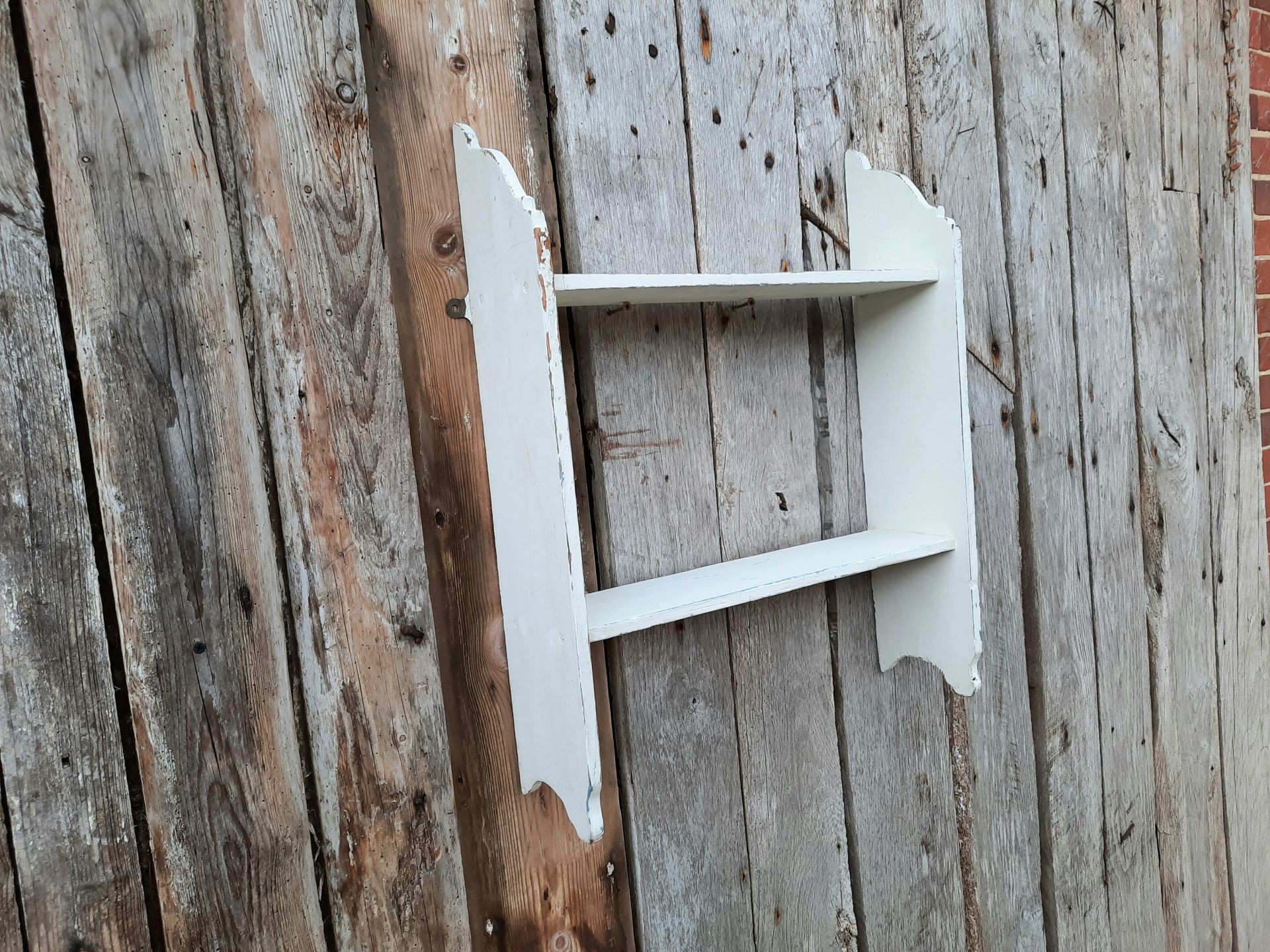 Rustic White Wooden Shelves for Sale Shelves And Bookcases Trunk Vintage Furniture
