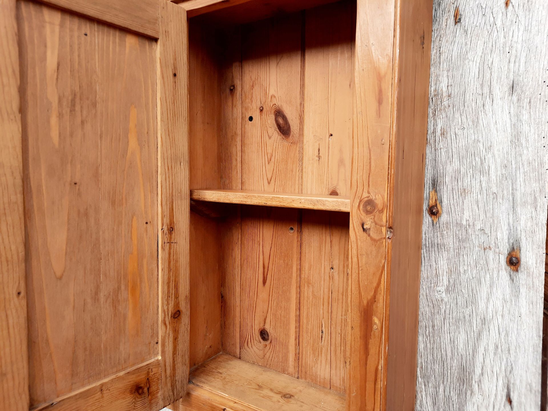 Vintage Wall Mounted Pine for Sale Cupboards Trunk Vintage