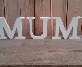 Handpainted Letters MUM