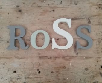 Handpainted Wooden Letters Various Sizes