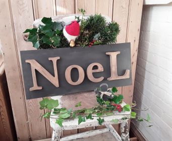 Painted NoeL Sign