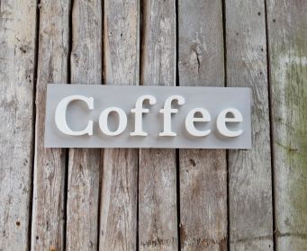 Painted Coffee Sign