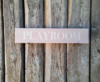 Handpainted PLAYROOM Sign