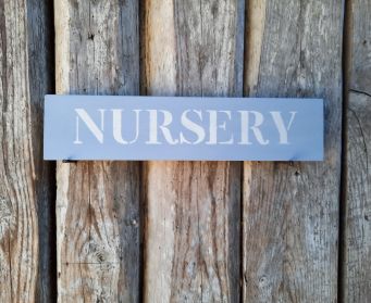 Handpainted NURSERY Sign