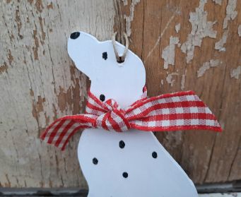 Black spots red gingham 