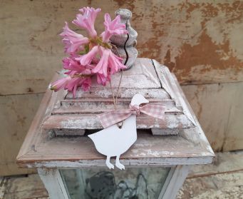 Handpainted Hanging Wooden Goose Decoration