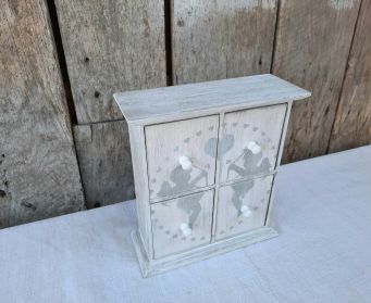 Mini Chest Of Drawers With Cherub Stencil 