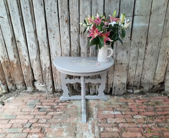 Painted Grey Hall Table