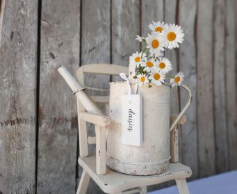 Painted Hanging Daisies Tag