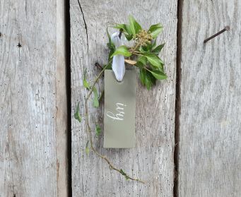 Painted Hanging Ivy Festive Tag