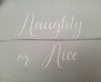 Naughty Or Nice Tray
