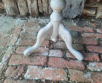 Painted Grey Tripod Table