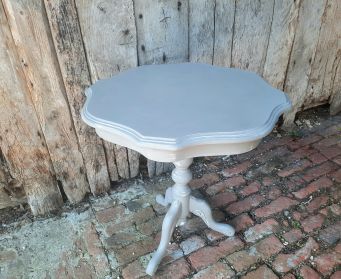 Painted Grey Tripod Table