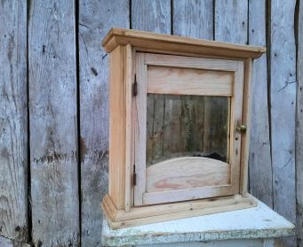 Vintage Cupboard With Mirrored Door