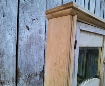 Vintage Cupboard With Mirrored Door