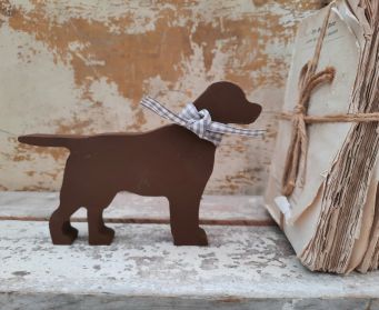 Handpainted Wooden Labrador - Standing