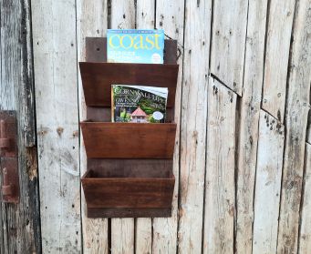 Large Wall Mounted Wooden Rack