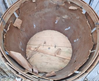 Rustic Vintage Wooden Basket
