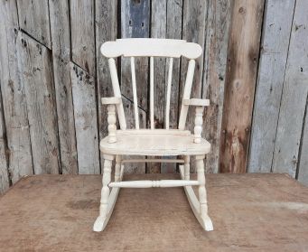 Chippy Wooden Child's Rocking Chair