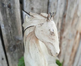 Plaster Horse Head