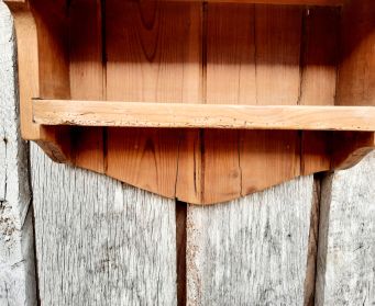 Vintage Wall Mounted Pine Cabinet