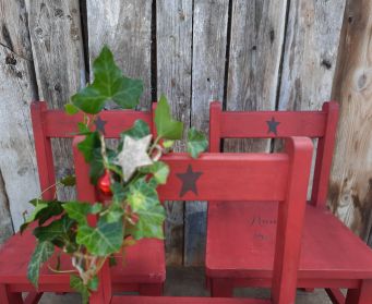 Naughty Or Nice Red Children's Chair
