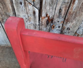 Naughty Or Nice Red Children's Chair