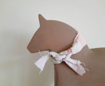 Painted Brown China Horse