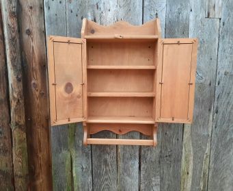 Pine Bathroom Cupboard