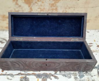 Handcarved Wooden Box