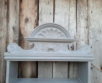 Large Grey Shelves With Cornice