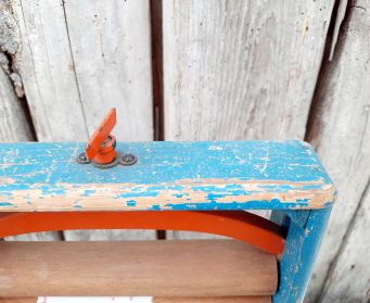 Vintage French Wooden Mangle