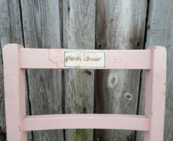 Little Pink Chippy Chair