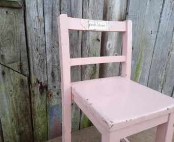 Little Pink Chippy Chair