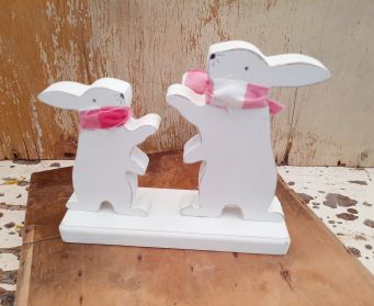 White Bunny Duo 1