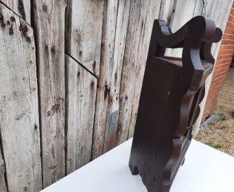 Small Wooden Corner Cupboard