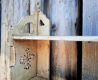 Decorative  Painted Wooden Shelves