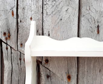 White Wooden Shelves