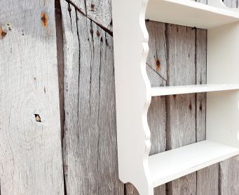 White Wooden Shelves