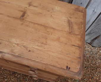 Vintage Small Pine Chest Of Drawers