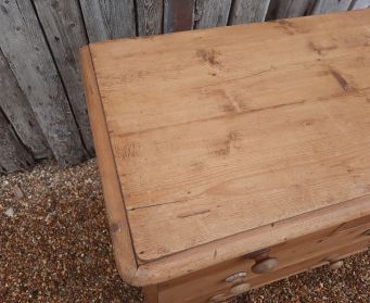 Vintage Small Pine Chest Of Drawers