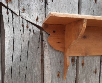 Rustic Wooden Shelf