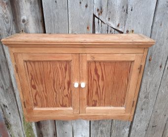 Rustic Pine Wall Cupboard