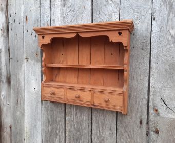 Small Pine Shelves With Drawers