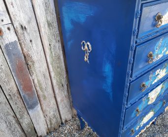 Hand Painted Decorative Chest Of Drawers