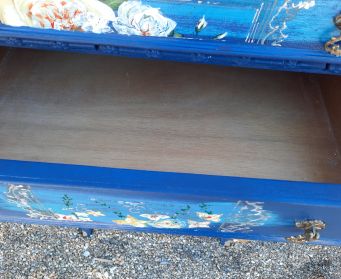 Hand Painted Decorative Chest Of Drawers
