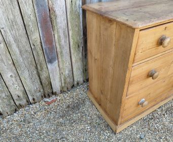 Vintage Pine Chest Of Drawers