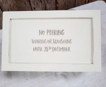 No Peeking Christmas Gift Box